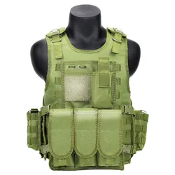 Chaleco antibalas ripstop colorido para airsoft y juegos de combate