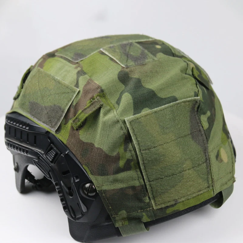 Funda táctica para casco CS Big Five Leaf EMR camuflaje cubierta rápida para casco talla M - imagen 5