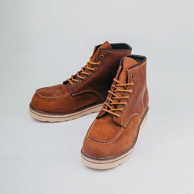 Zapatos de senderismo al aire libre para hombre, botas de caza de cuero tácticas impermeables, zapatillas de deporte para acampar en el desierto, zapatos informales de Trekking para mujer - imagen 3