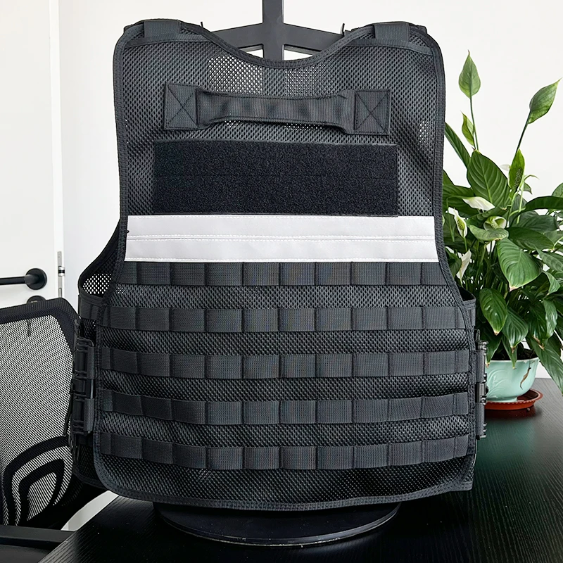 Chaleco transpirable a prueba de puñaladas de malla de reconocimiento de adiestramiento al aire libre chaleco protector completo multifuncional de liberación rápida - imagen 2