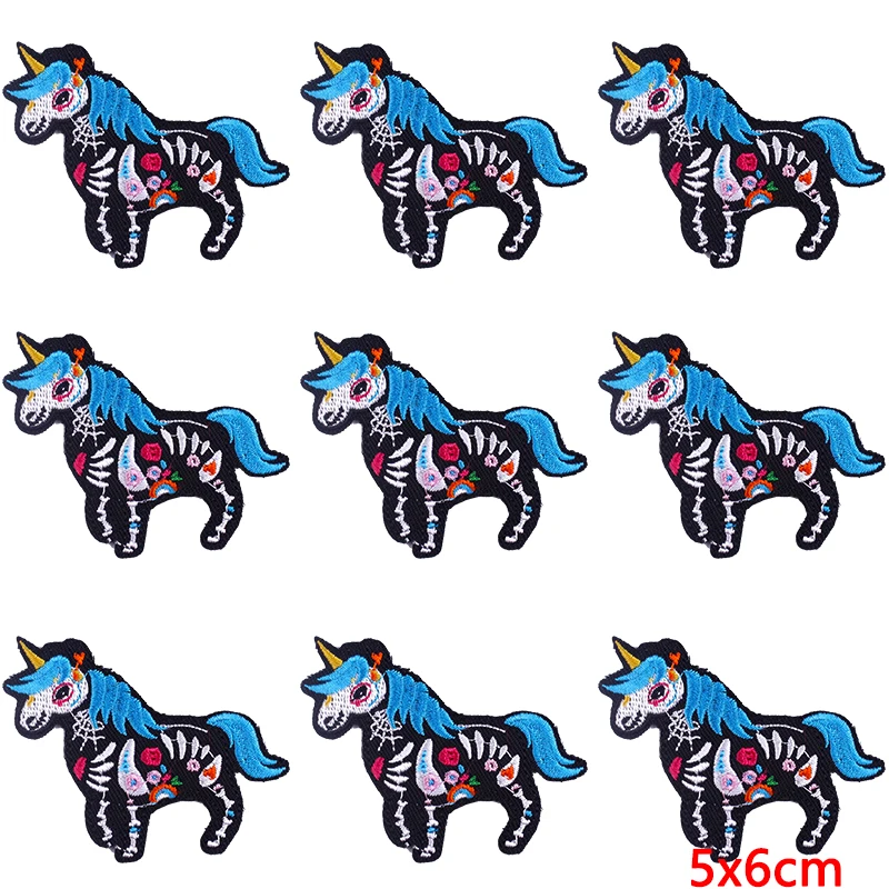 Parches bordados de animales Vintage para ropa, parche de mariposa termoadhesivo, apliques de costura, parche para planchar, DIY, 10 unids/lote por paquete - imagen 3