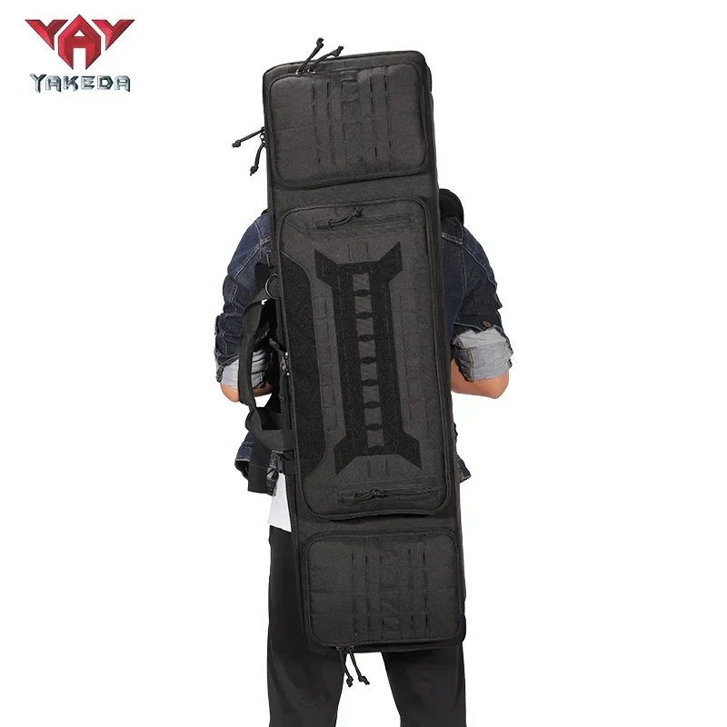 Bolsa táctica de caza YAKEDA, bolsa de pesca para acampar al aire libre de 36 pulgadas, mochila impermeable para francotirador, Airsoft, Paintball - imagen 5