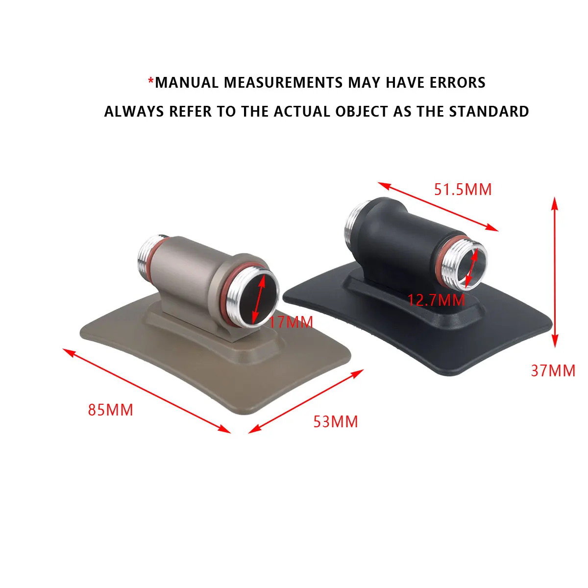 Soporte de lámpara para casco táctico, conjunto de cuerpo de luz de explorador de aleación de aluminio, adecuado para la serie SF M300 M600, accesorios de caza al aire libre - imagen 5