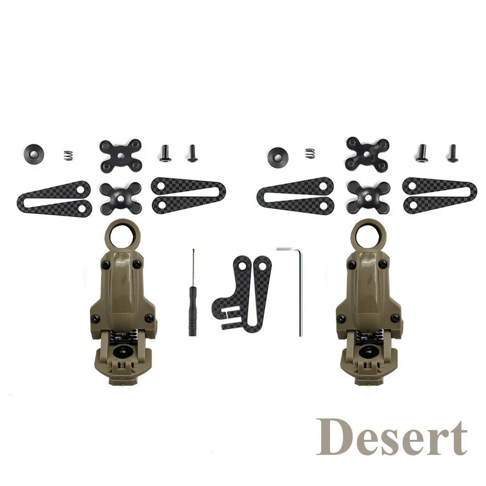 Kit adaptador de auriculares táctico apto para Comtac2/3, orejera de protección auditiva para tiro, Material especial Tegris - imagen 5