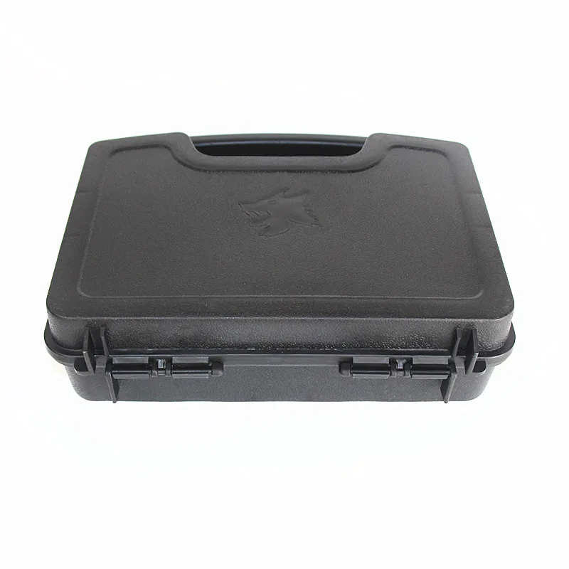 Caja rígida con espuma, 2 pistolas portátiles impermeables con cerradura, utilizada para cajas de almacenamiento de tiro al aire libre y tiro a tierra de caza - imagen 5