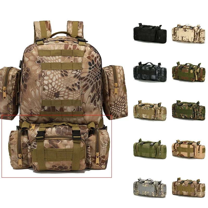 Bolsa táctica para caza, bolsa Molle, mochila táctica, riñonera, bolsa de incrementos, almacenamiento para viajes de acampada, bolsa de hombro y pecho - imagen 5