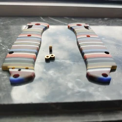 Básculas de mango de agarre de cuchillo de Material G10 personalizado CNC para cuchillos Bugout Benchmade 535 fabricación DIY reemplazar piezas de accesorios