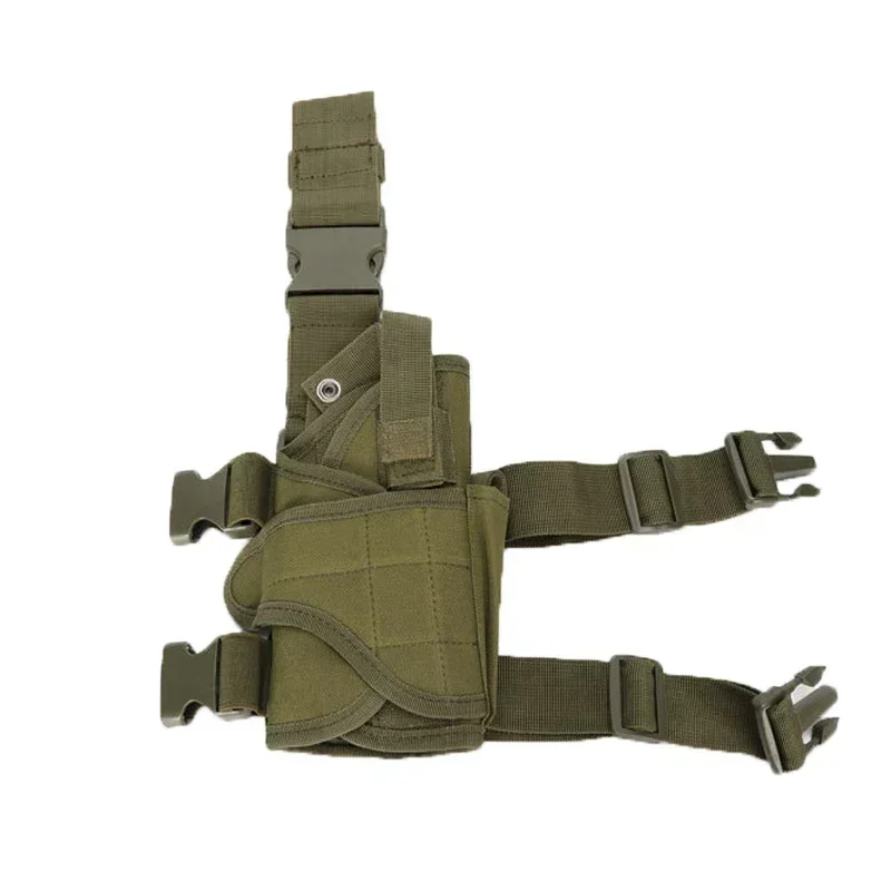 Funda táctica de nailon para pistola Airsoft, pierna izquierda y derecha, para Glock 17 19 P226 M9, funda Universal para pistola en el muslo, funda ajustable - imagen 5