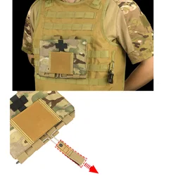 Bolsa MOLLE primeros auxilios organizador médico