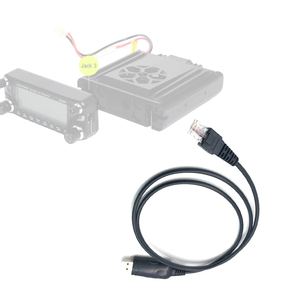 Cable de programación original para Walkie Talkie Zastone D9000