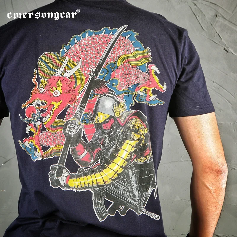 Camiseta Emersongear Ming Guards versión trasera camisetas culturales informales camiseta deportes viajero Camping senderismo al aire libre - imagen 4