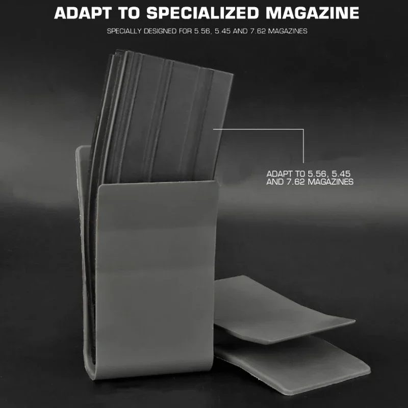 Inserto táctico de bolsa magnética de nailon Kydex para accesorios Airsoft 5,56, 5,45, 7,62 y.308 - imagen 3