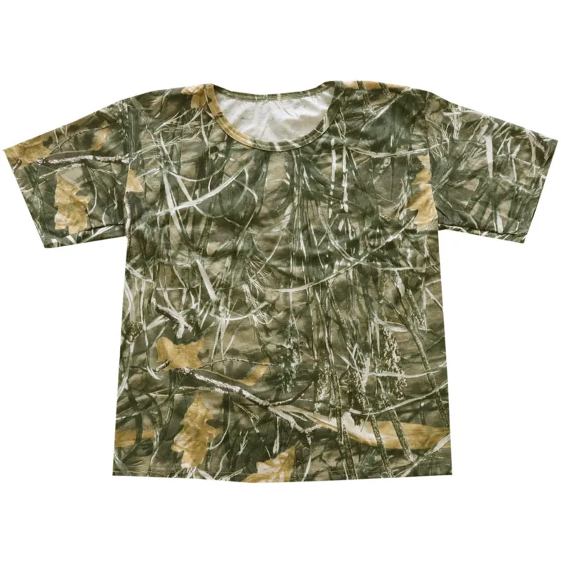 Camisa de verano de algodón completo con hojas muertas de pino, camuflaje, caza, pesca, camisa de manga corta para hombre, cómoda camisa para deportes al aire libre - imagen 5
