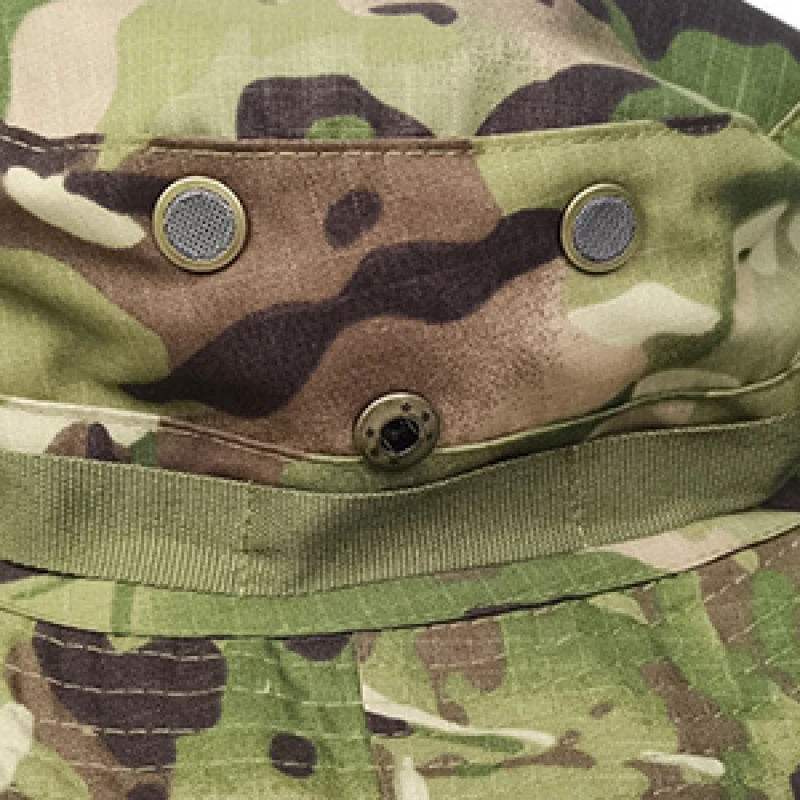 Sombrero boonie camuflaje transpirable secado rápido solar con máscara - imagen 3