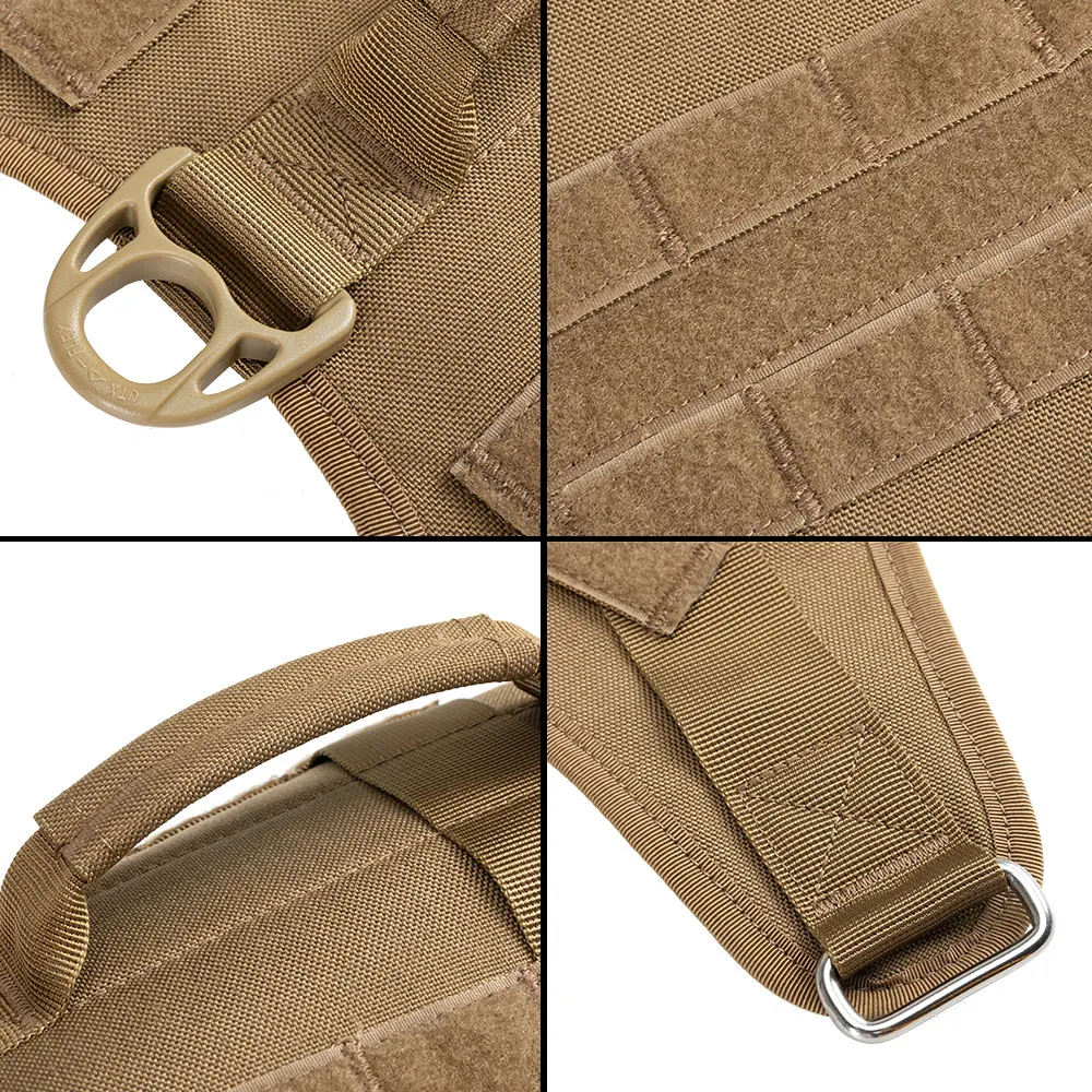 Arnés táctico Molle ajustable para perro – Entrenamiento al aire libre - imagen 5