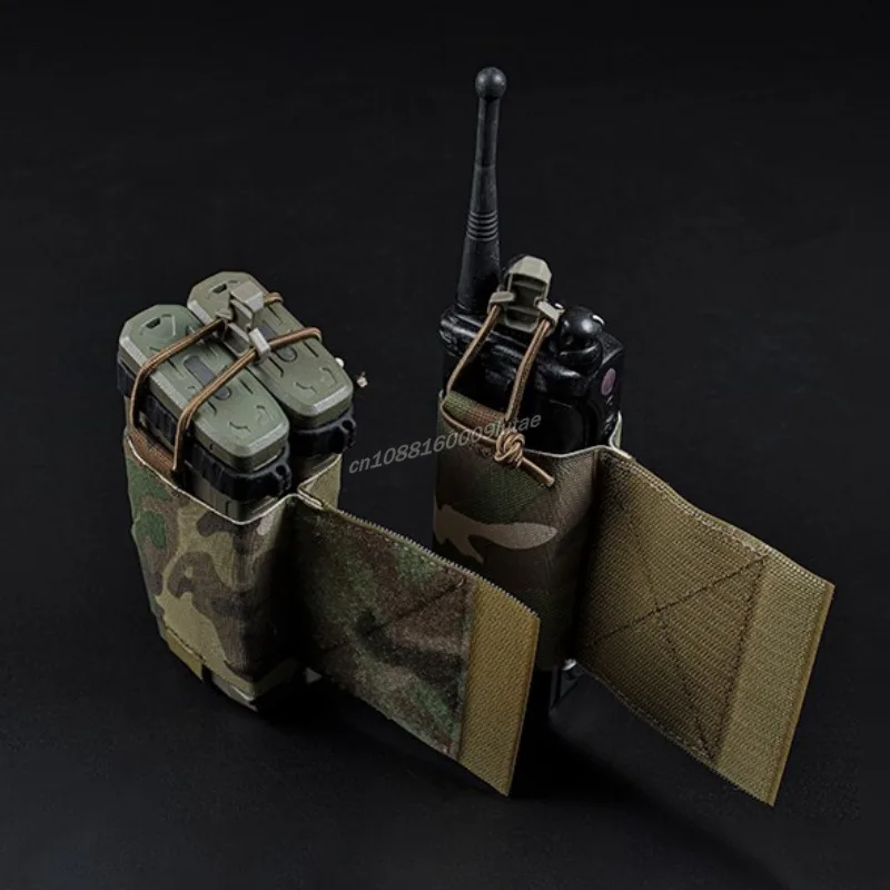 Chaleco táctico V2 estilo Ferro, portador de placa, soporte para Radios, bolsa para revistas, FCPC V5, equipo de caza Airsoft, paquete lateral de Radio - imagen 3