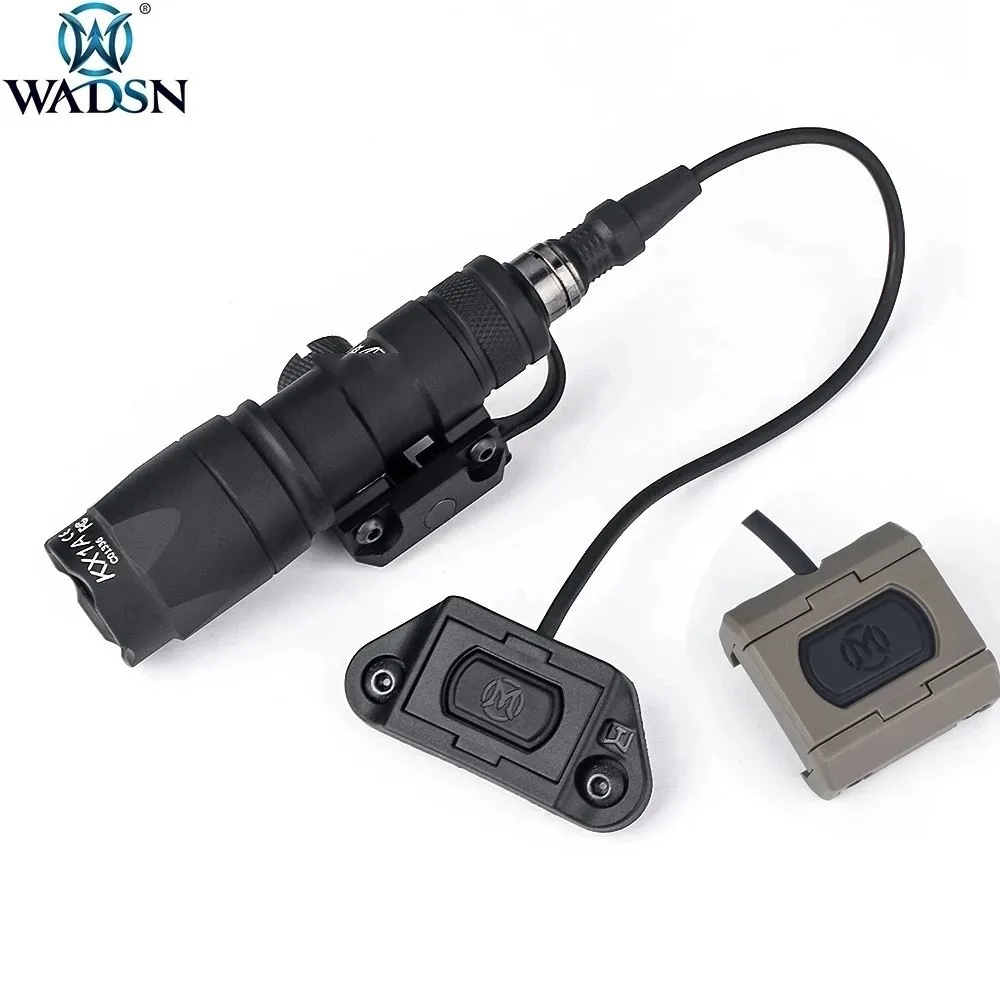 WADSN-interruptor de presión doble remoto táctico, Modbutton para SF M300 M600 Light Airsoft DBAL PEQ15 compatible con Keymod m-lok Picatinny - imagen 5