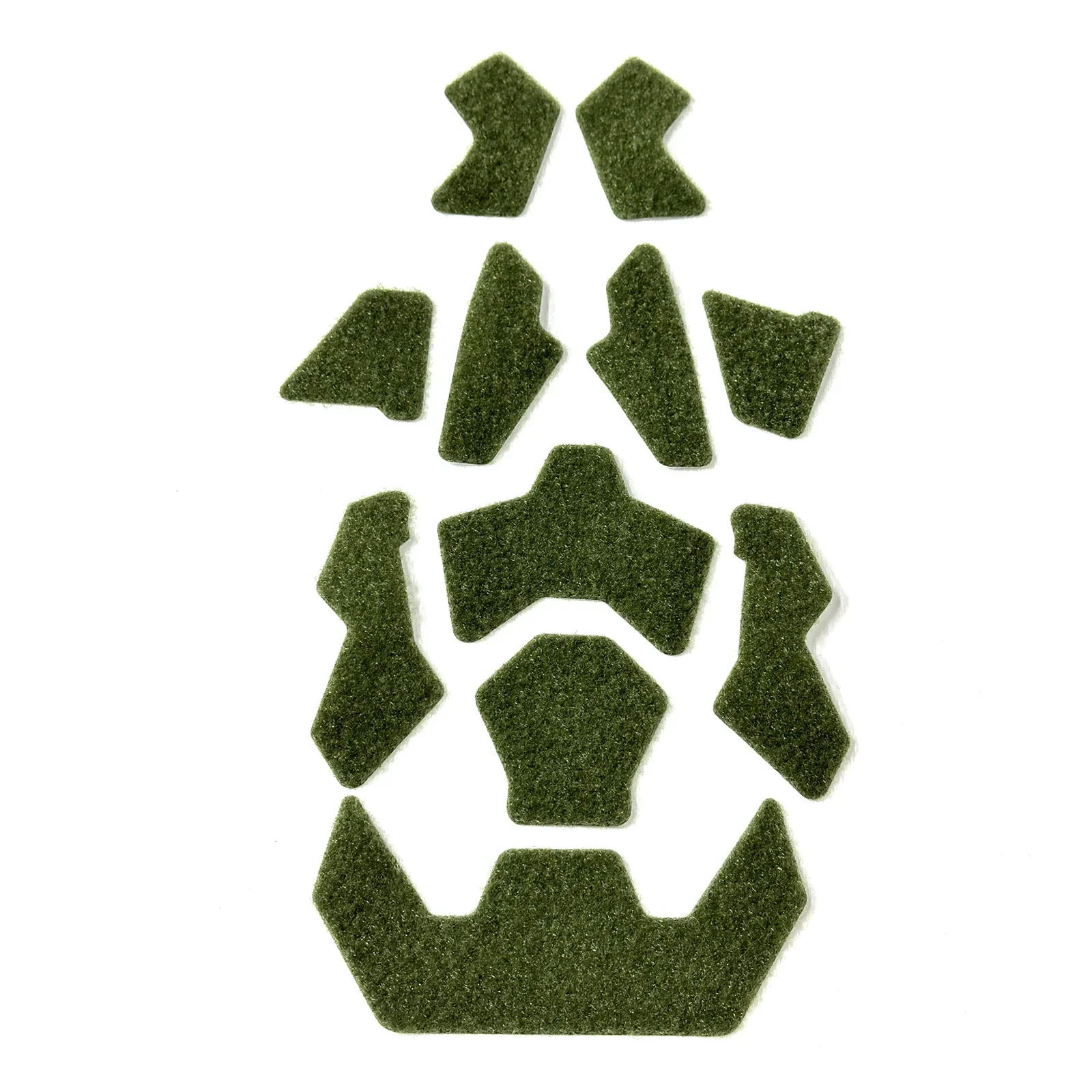 11 Uds. Pegatina mágica para casco rápido, parches para casco Airsoft, gancho y bucle adhesivo para accesorios para casco táctico rápido (5 juegos) - imagen 3