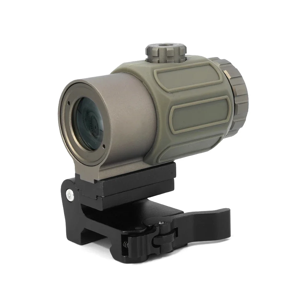 Lupa táctica G43, mira con interruptor al lado, montaje STS QD apto para riel de 20mm, marcado de bandera estadounidense, caza - imagen 5