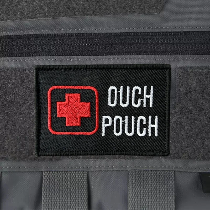 Parche bordado insignia tactica EMTs con gancho y bucle para mochila