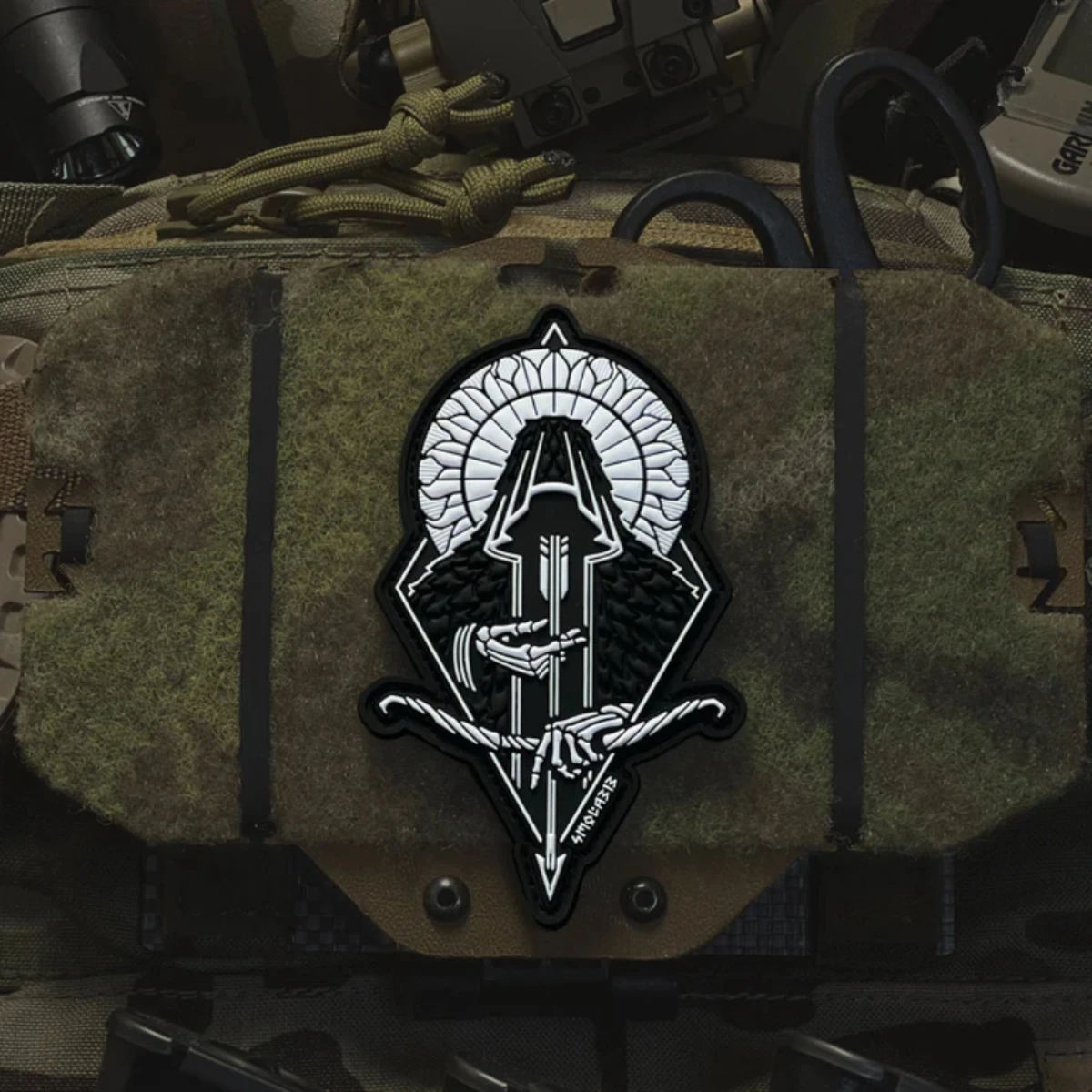 Brazalete de mochila táctica con parche de PVC de Rusia - imagen 5