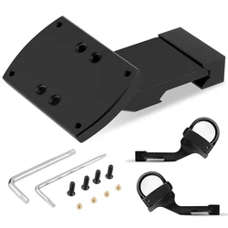 Adaptador Picatinny montaje offset 35° para mira punto rojo caza
