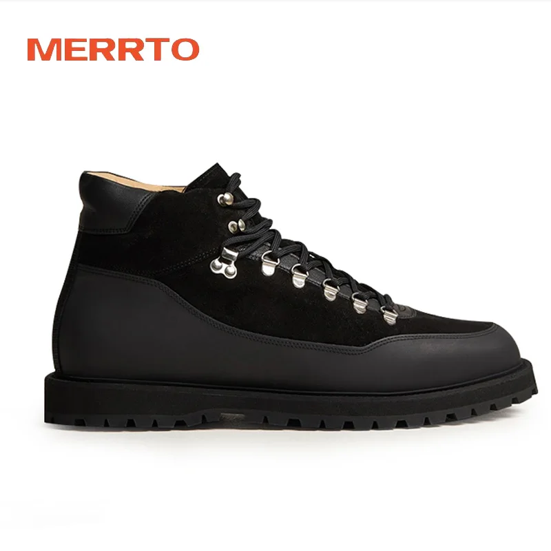 Botas cuero MERRTO impermeables – Tácticas senderismo y caza - imagen 4