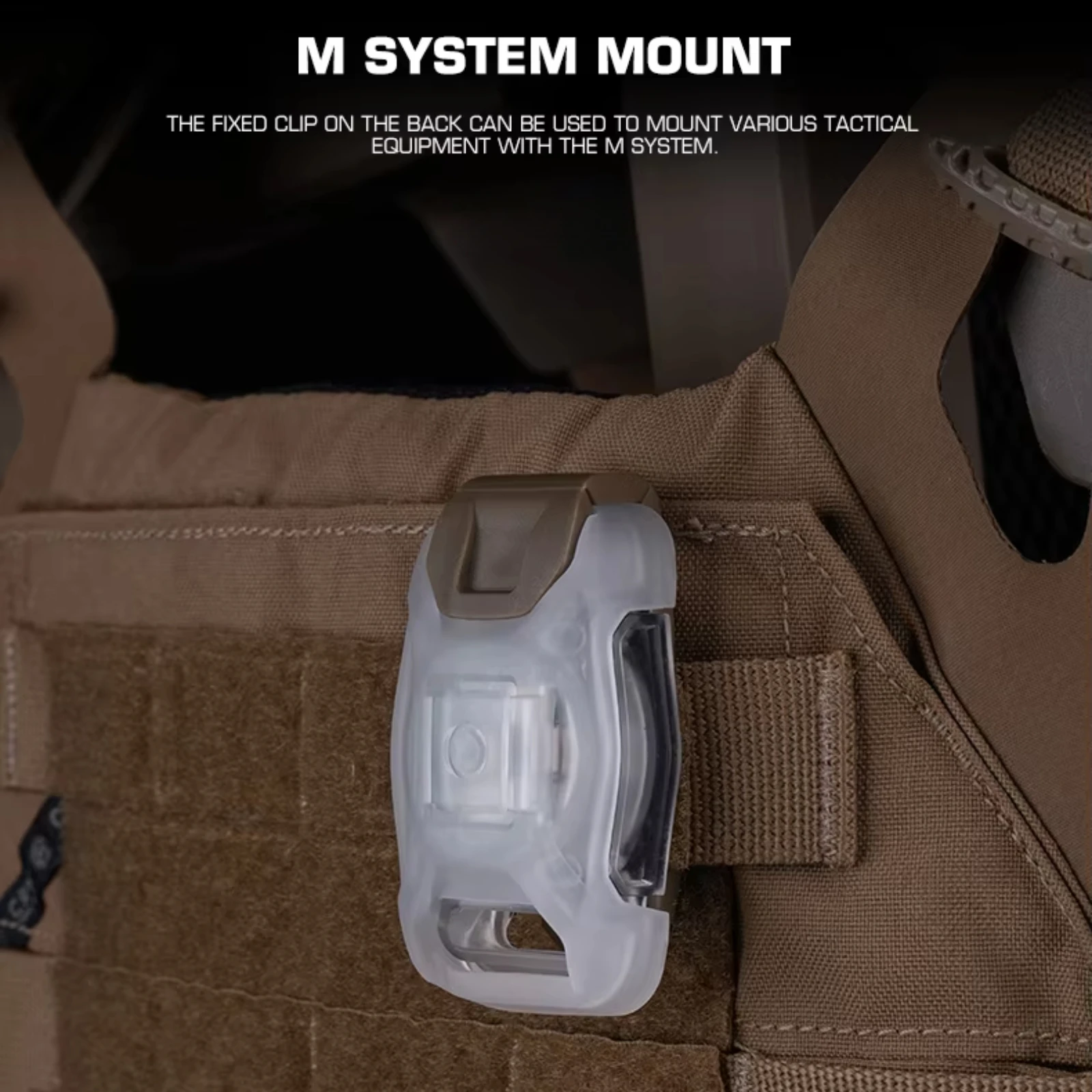 Luz de señal NANO con 2 modos, lámparas de identificación IR para casco Airsoft, chaleco MOLLE, lámpara de señal LED para caza, pesca, ciclismo - imagen 5