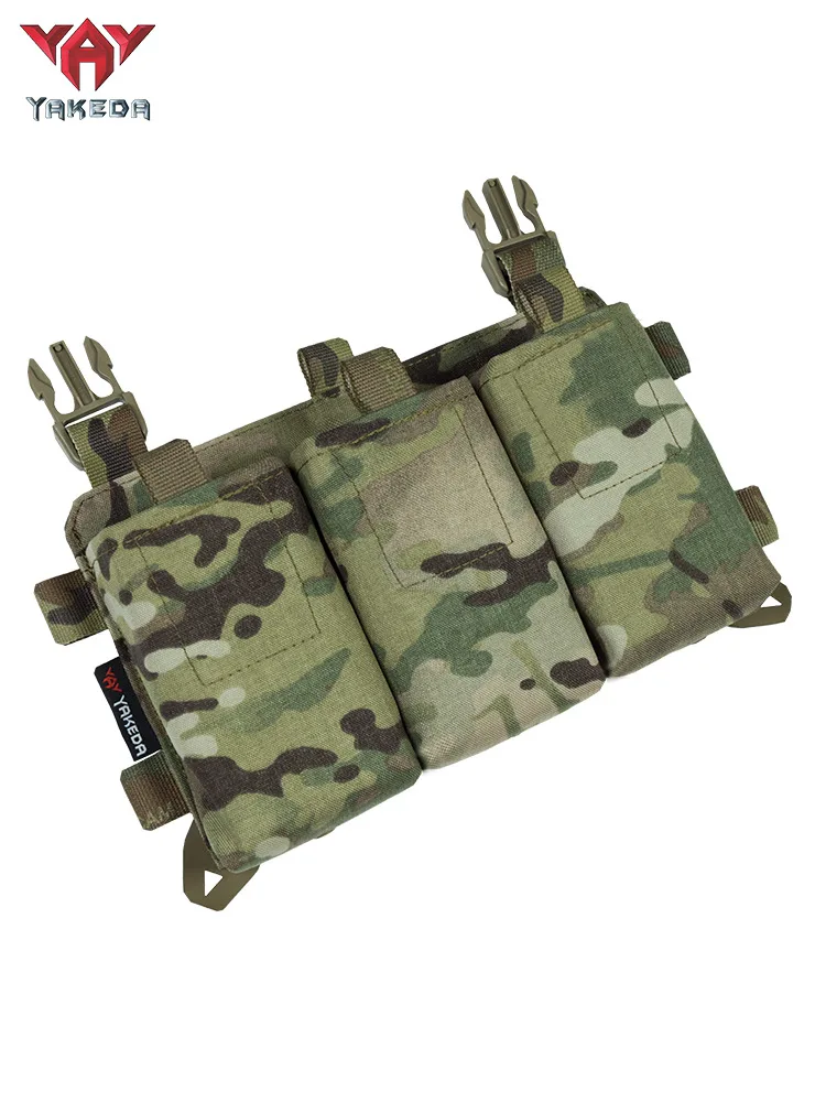 YAKEDA-bolsa Triple para revistas con inserto de bolsa Mag de liberación rápida, hebillas UTX combinadas 5,56/7,62 - imagen 5