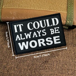 Parche táctico velcro con Meme – Insignia moral militar para mochila