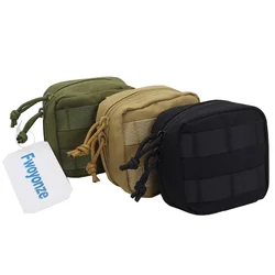 Kit supervivencia táctica MOLLE mini: cuchillo, brújula, linterna