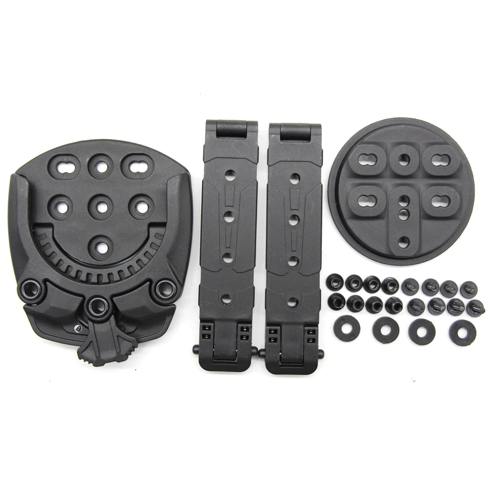 Funda para pistola táctica Molle, Kit de desconexión rápida, adaptador de funda con Clip para cintura Tek-Lok, equipo de vaina para cuchillo - imagen 3