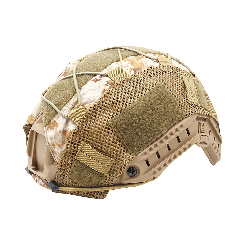 Cubierta táctica para casco EMR ruso, tela con cordón para casco rápido - imagen 4