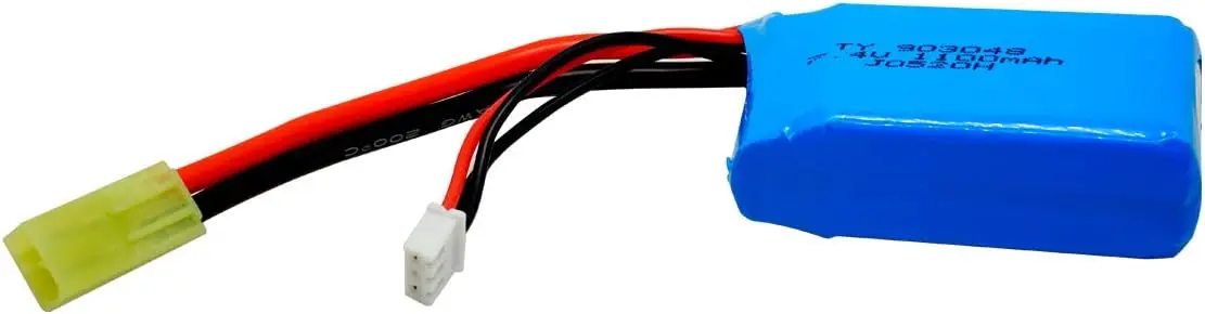Batería LiPo de 7,4 V, 1100mah, 20C, enchufe Tamiya pequeño con cable USB para PXtoys 9300/9301/9301-1/9302/9303/9303-1 1/18 coches de juguete Rc - imagen 5