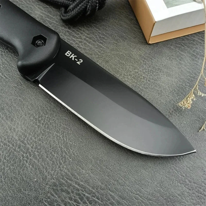 KA-BAR BK2 Cuchillo de Hoja Fija para Supervivencia, Caza y Montaña - imagen 5
