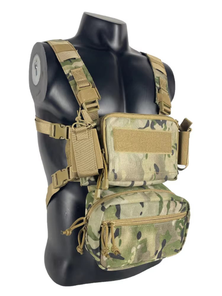 Arnés táctico D3CRM DNC camuflaje nocturno desértico ligero - imagen 2