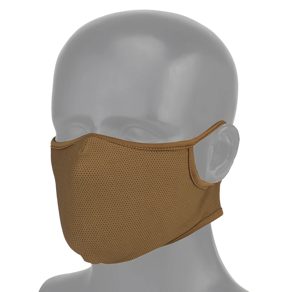 Máscara de tiro táctica, casco militar de cara completa, máscara de media cara, máscara de silicona para Airsoft, Paintball, ciclismo, caza, motocicleta - imagen 3