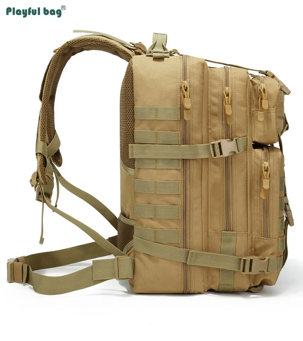 Mochila de senderismo táctica de camuflaje 3P, bolsa de Montañismo al aire libre, Camping, multifuncional, gran capacidad, AVA271 - imagen 4