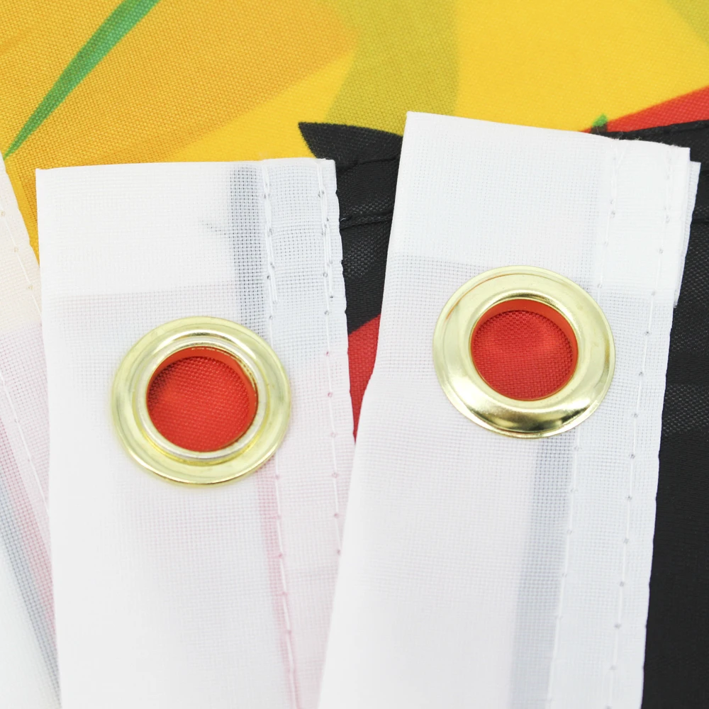 Bandera de los dedos de la bandera de la paz de Rasta del símbolo de la paz de 90x150cm para la decoración - imagen 5