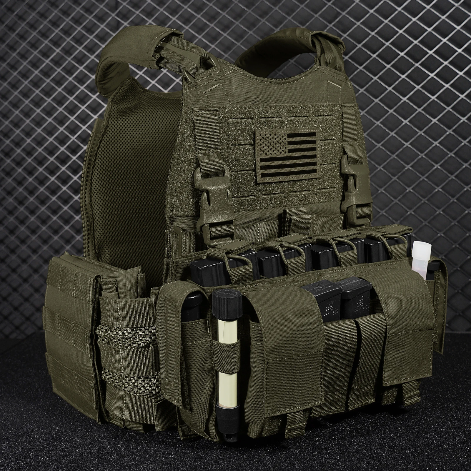 KRYDEX-placa táctica para revistas de 5,56, 9mm, tablero de Panel MF IV, bolsa multifunción para chaleco portador de placa de caza SCARAB - imagen 3