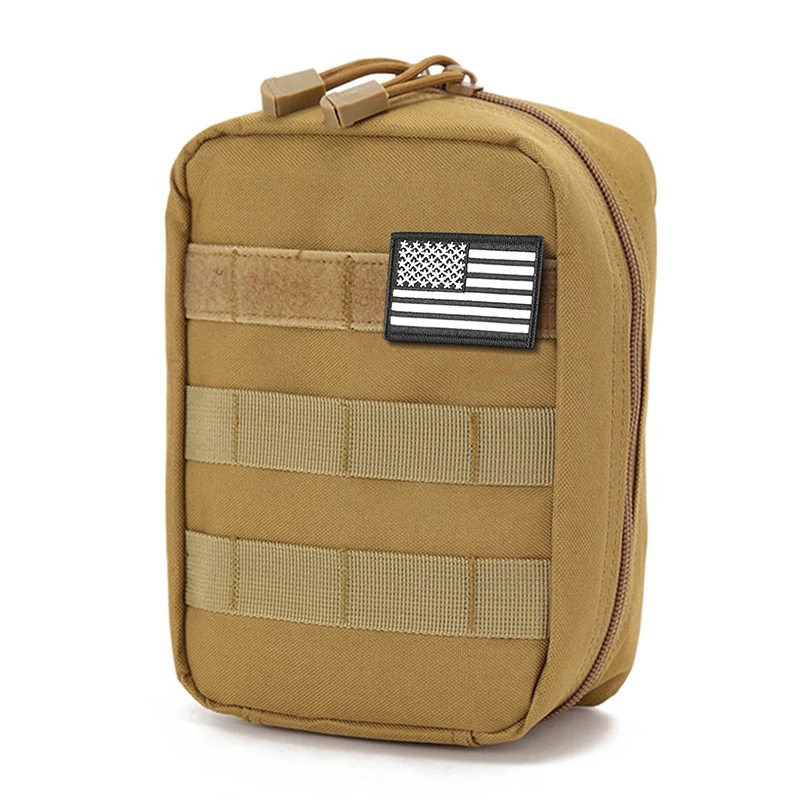 Bolsa de primeros auxilios bolsa con parche chalecos cinturones Molle gancho y bucle anfibio táctico EMT emergencia EDC Rip-Away - imagen 4