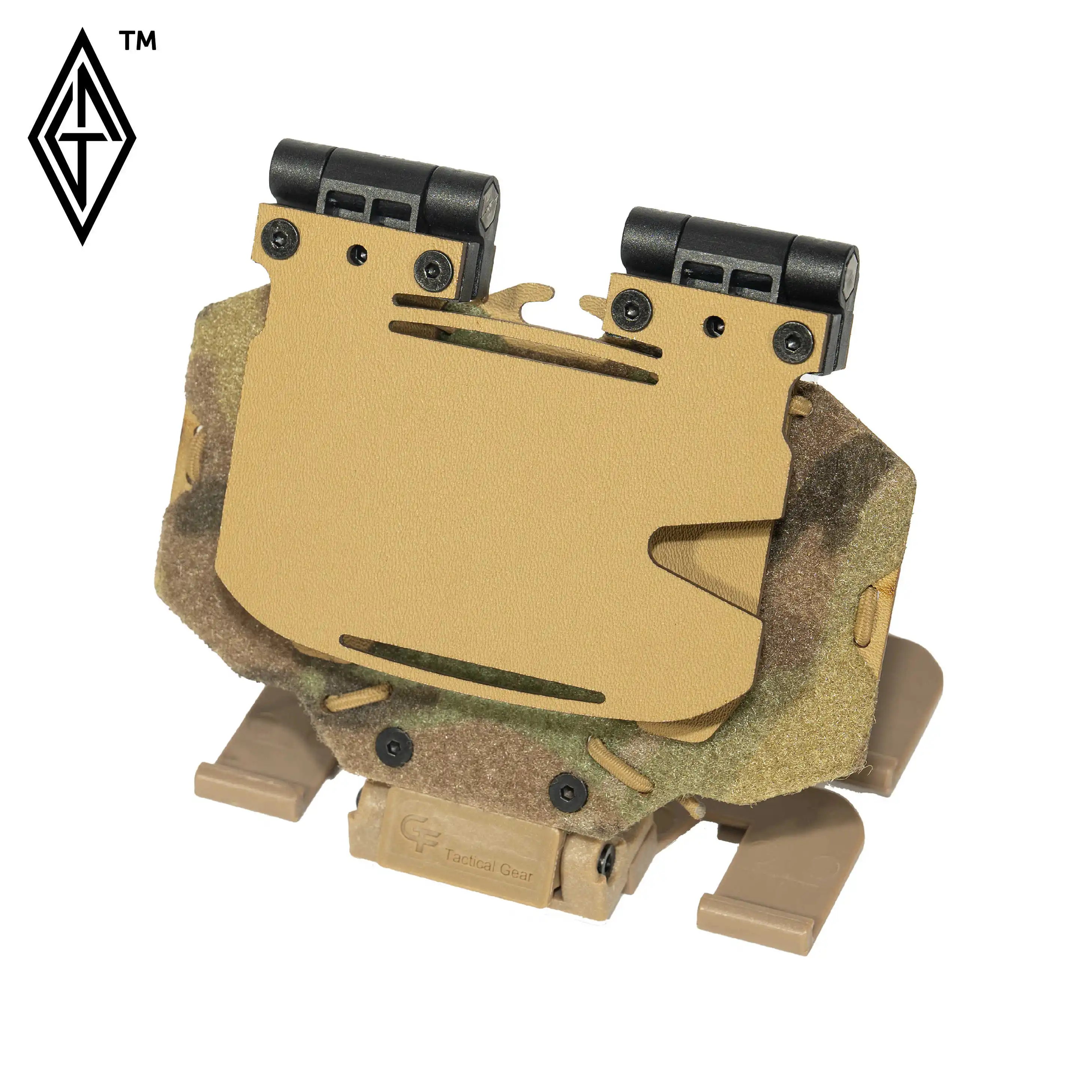 Chaleco táctico, accesorio para el pecho, tablero de navegación plegable para teléfono móvil, walkie-talkie de mano KDU - imagen 5