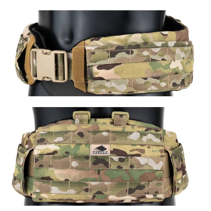 Cinturón táctico Universal MOLLE para cargas pesadas, equipo de utilidad al aire libre