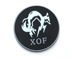 Parche metálico FOXHOUND Doge Hound táctico para mochilas