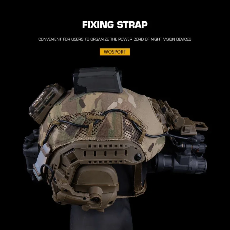 Tela de cubierta de casco de corte súper alto (M/L) para casco FAST SF - imagen 4