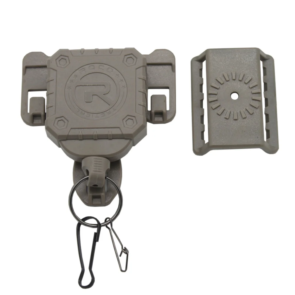 VULPO-Llavero de cuerda de alambre de acero multiusos, nuevo estilo, cuerda de pistola, cuerda de seguridad especial con Clip Molle de bucle de cinturón - imagen 3