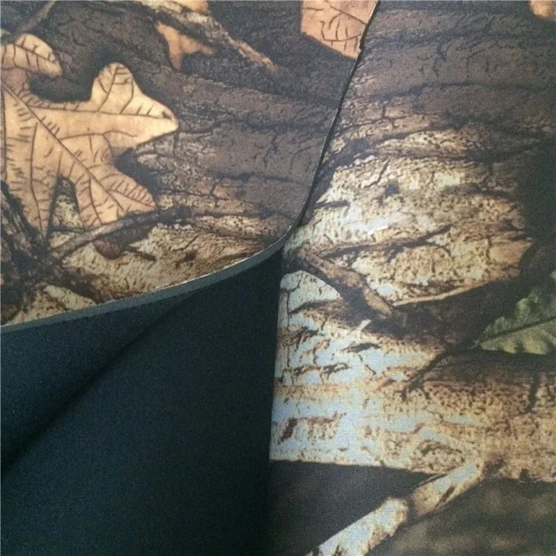 Tela de neopreno SBR de camuflaje multifunción, suave, elástica, a prueba de golpes, para buceo, tela compuesta de doble cara, Protector de lente de cámara - imagen 2