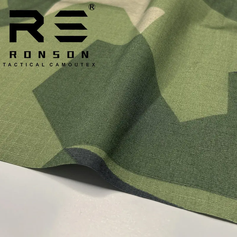 Tela camuflaje sueco M90 – Tejido algodón y nailon - imagen 3