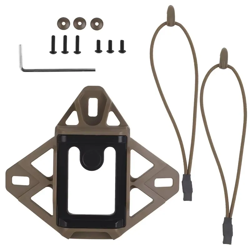 Base de montaje NVG para casco de equipo, adaptador de sepia seca, accesorios para casco de Airsoft al aire libre, Wendy3.0 - imagen 5