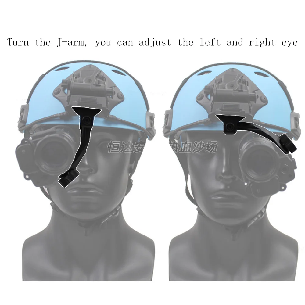 Adaptador de soporte de casco táctico j-arm L4G24 NVG para PVS14, gafas de visión nocturna, accesorios para casco - imagen 5